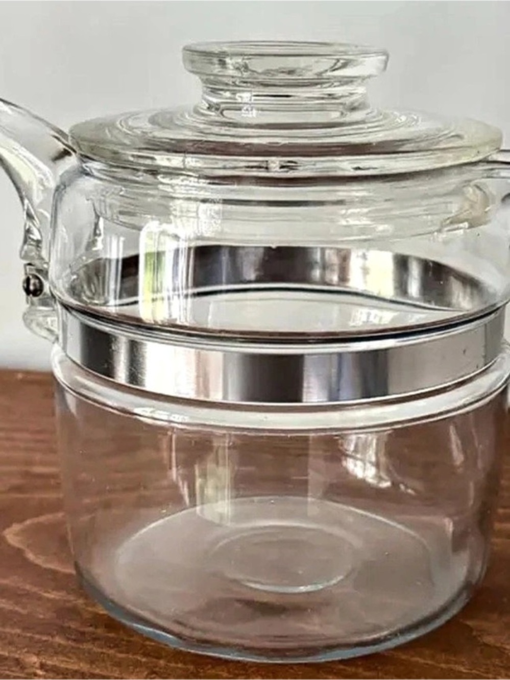 Vintage PYREX Flameware Glass Coffee Percolator